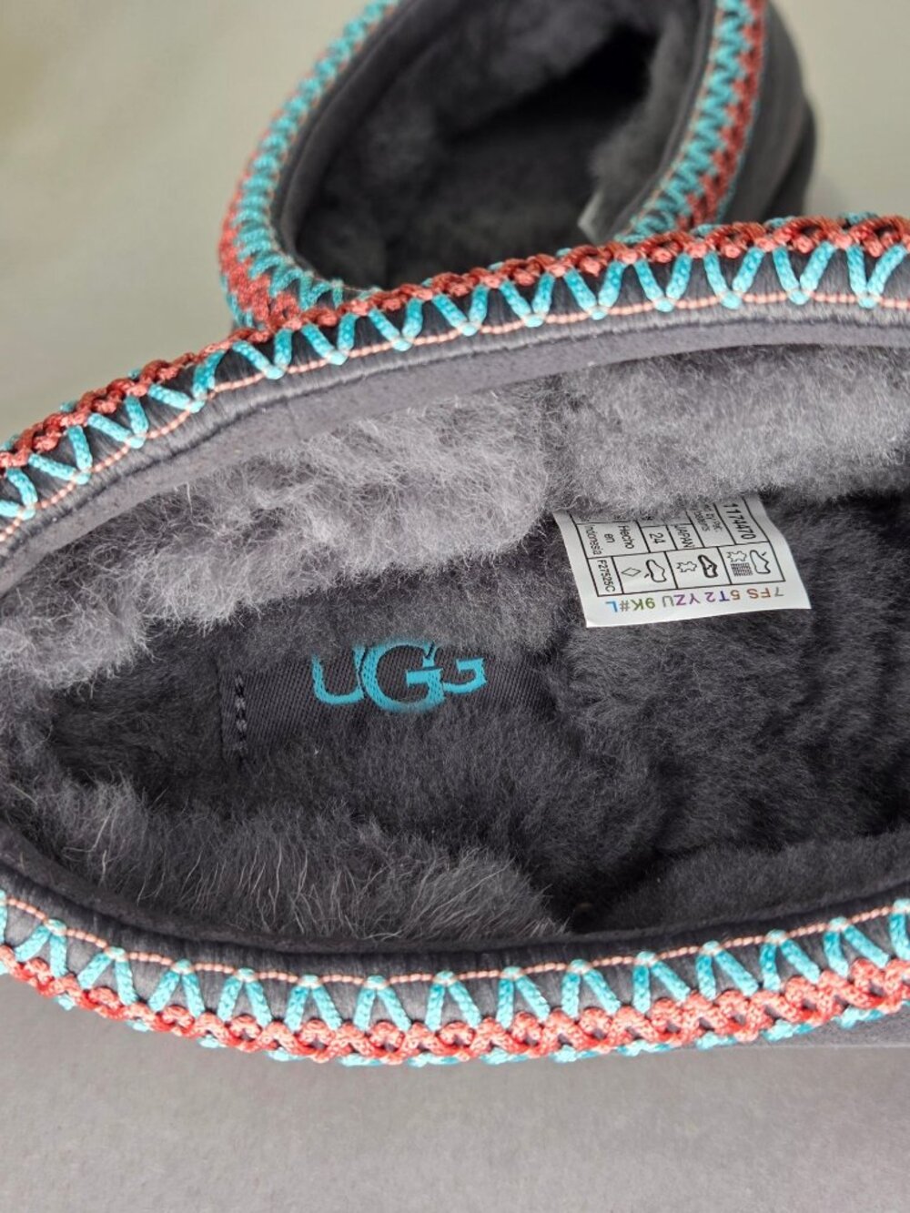 UGG Women's Tasman II Slippers Dark Grey - Picture 6 of 8